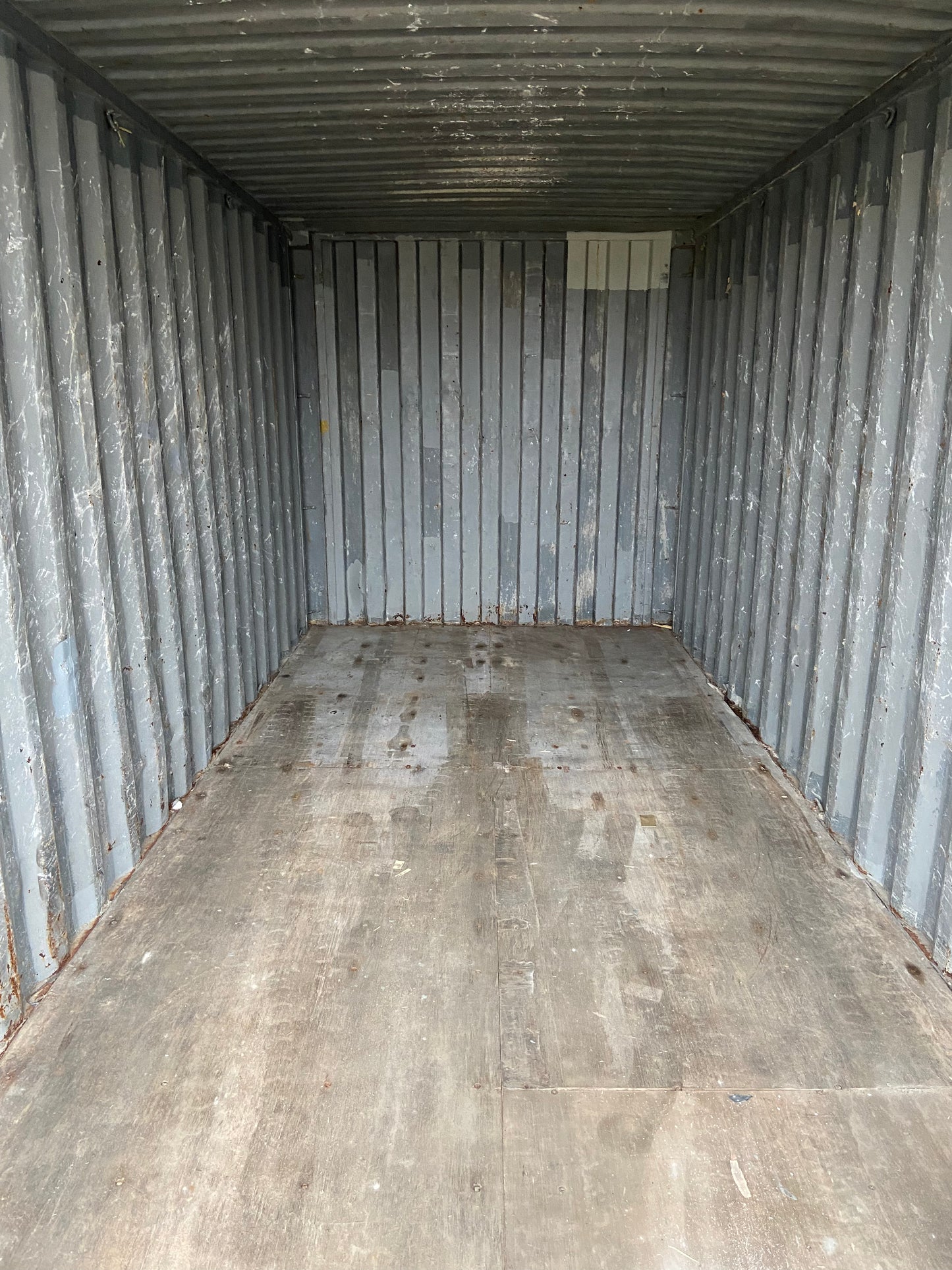 Used 20 Foot Shipping Container Inside Back