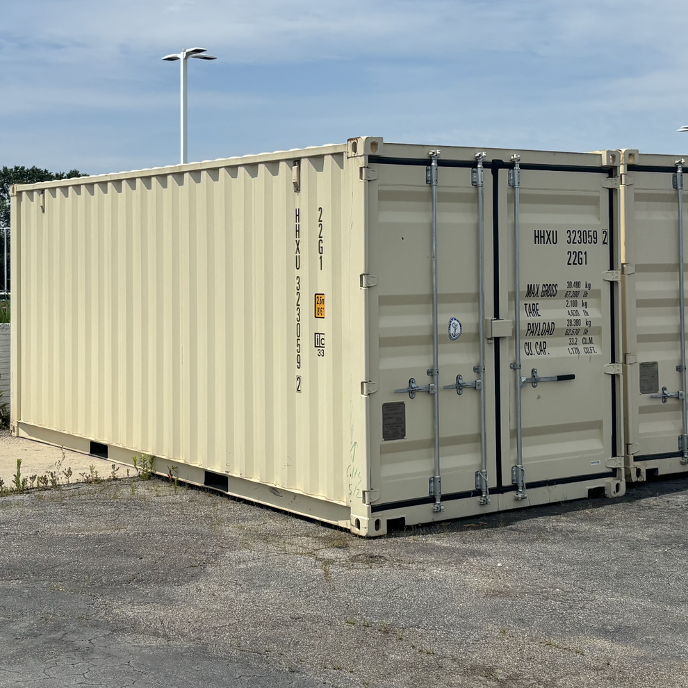 20 Foot Shipping Container - Like New One Trip – MI Shipping Containers