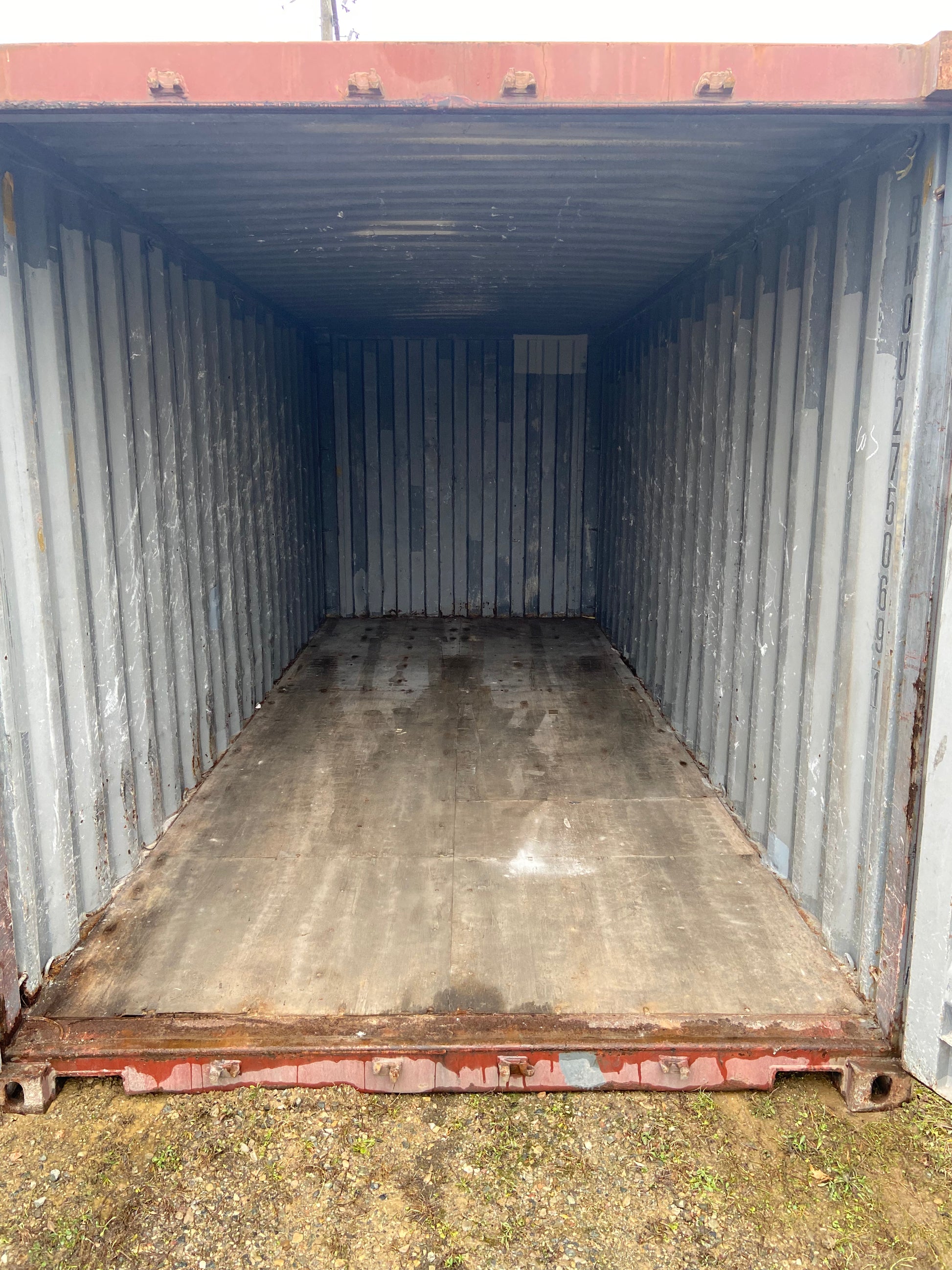 Used 20 Foot Shipping Container Inside Front