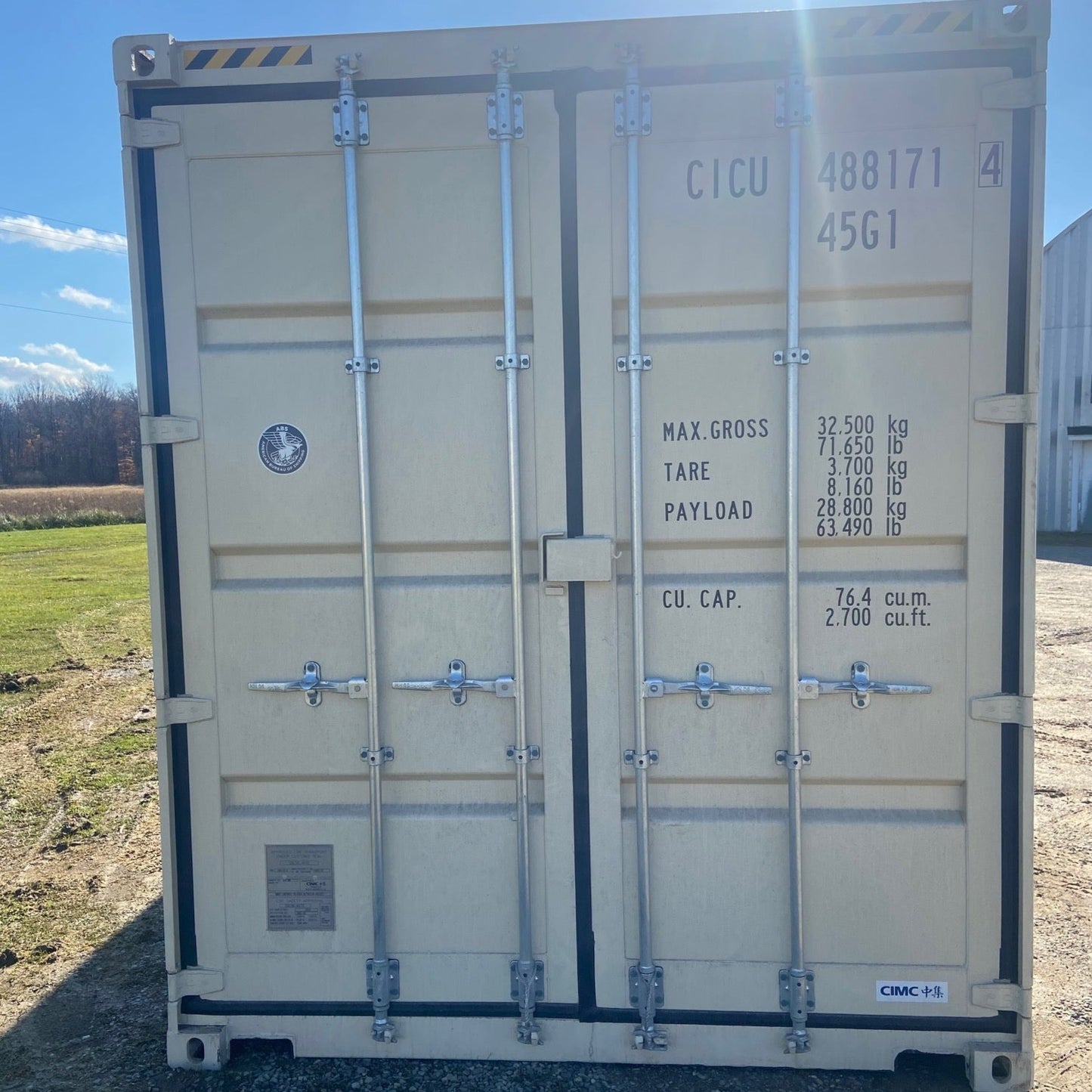 40 Foot Shipping Container HC - Like New One Trip